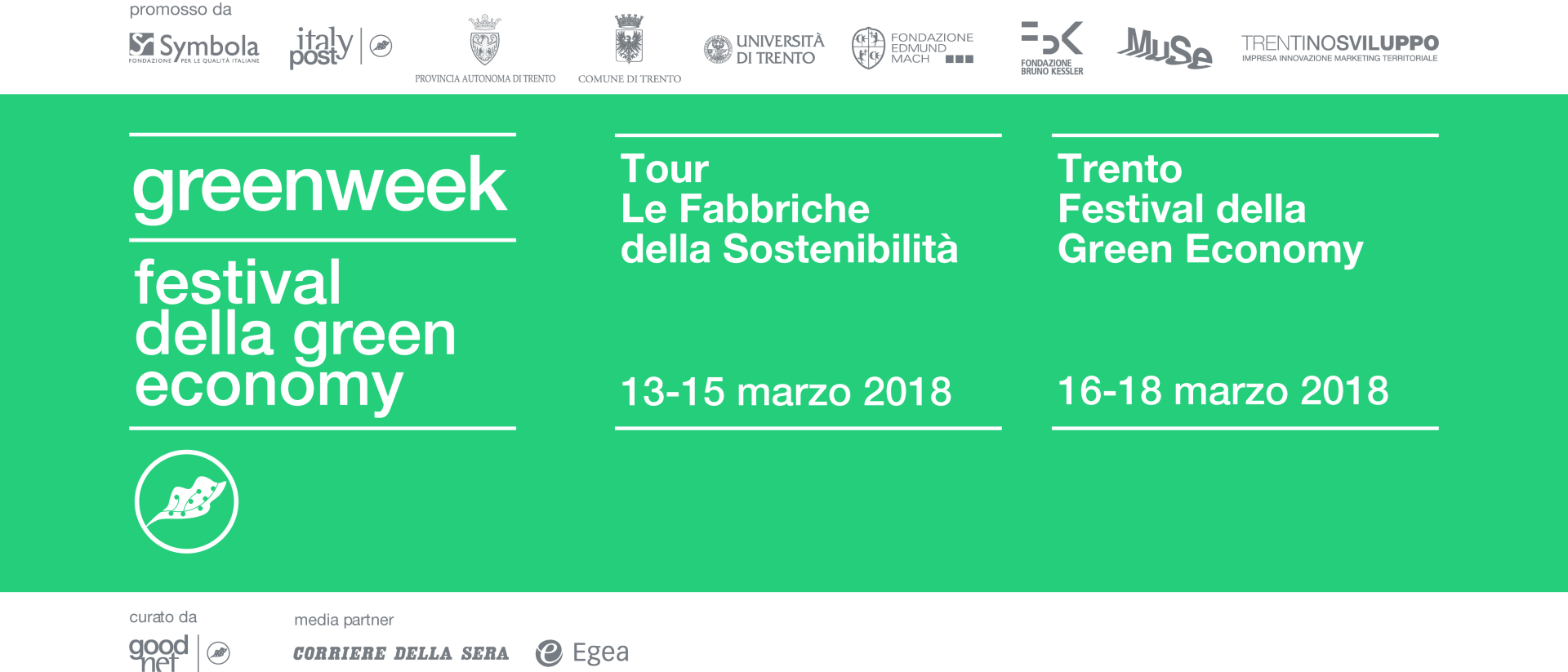 green week 2018 festival green sostenibilitù trento muse aziende creativity stories & news